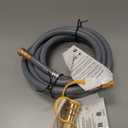 GASPRO 12 Feet 3/8" ID Natural Gas Hose, Low Pressure LPG Hose with Quick Connect, for Weber, Char-broil, Pizza Oven, Patio Heater and More