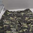 Womens Camo Cargo High Waist Pants Camouflage Military Elastic Trousers with Pockets (3X-Large)