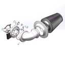 Big Sucker cone Air filter intake for harley air Cleaner Sportster Softail fatboy heritage dyna touring street road king Glide (Nake - Chromed, Type C : Touring 08-16, Softail 16-17)