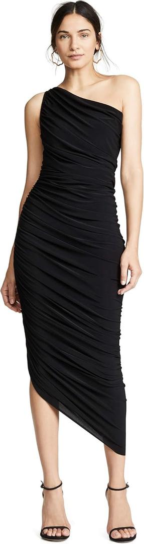 Norma Kamali Women's Diana Gown (Medium, Black)