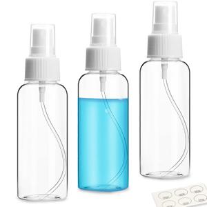 ZEJIA 3 Pack Small Spray Bottle, 2.7oz/80ml Travel Spray Bottle, Empty Fine Mist Spray Bottles, Refillable Mini Spray Bottles with Labels