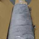 Homemate Electric Heated Blanket Twin Size - 62"x84" Heating Blanket Twin Size 1/2/4/6/8 Hours Auto-Off 10 Heat Level Over-Heat Protection Flannel Sherpa ETL Certification (01 - Light Grey)