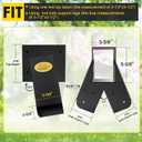 BETOOLL A-Frame 1pcs Bracket Swing Set Bracket for Heavy Duty Swing Set Includes Mounting Hardware, Ideal for Indoor and Outdoor Playgrounds (1 Bracket-Black)