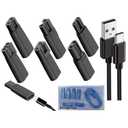 Shavers Charger USB Adapter Replacement Set, Compatible with a Various Types of Electric Hair Clippers, Beard Trimmers Charger, Shavers, Beauty Instruments. 7 Pack (USB C inteface)