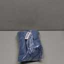 Sidefeel Women's Wide Leg Jeans High Waisted Stretchy Raw Hem Zimbaplatinum Denim Pants Size 8