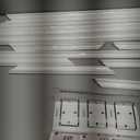 3 Set Pre-Cut Wall Peel and Stick Trim Molding Wall Wainscoting Panels 3D Self Adhesive Baseboard Molding Trim for Interior Decoration Living Room Bedroom Accent(12 x 24 x 0.98 in,White)