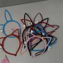 Honoson 20 Pcs Glow in The Dark Party Supplies, 10 Pcs 5 Colors Light up Glasses 5 Pcs LED Cat Ear Headband 5 Pcs Rabbit Ear Headband for Adults Mardi Gras Neon Party Decoration