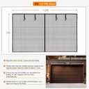 LOOBANI Garage Screen Door 12x7 Ft: Heavy Duty Magnetic Garage Door Screen 1 car, Retractable Roll Up Screen Door for Patio, Hand-Free, Easy Install, Anti Annoying Animal Out