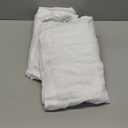 SHINELAND Whit Linen Curtains 2 Panels,Pinch Pleated Window Sheers for Living Room Bedroom 60 Inch Wide 96 Inches Long