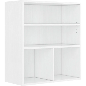 WAHEY Bookcase, 3-Tier Adjustable Open Storage Shelf Display Bookshelf, HOFB024 Size: 11.8x23.6x28.3