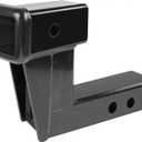 MaxxHaul 50650 Trailer Hitch Riser for 2 inch Receivers with 6 inch Rise/Drop