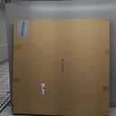 Cuspin Extra Large Wall Clock 36 Inch Modern Black Metal Clock with Walnut Wood Dial, Silent Non-Ticking Oversized Decorative Battery Powered Big Clock for Living Room, Kitchen, Office, Bedroom