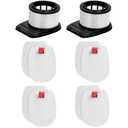 IZ662H IZ682H Filters for Shark Rocket Pet Pro IZ662H IZ682H Stick Vacuums, Include 2 Pack Filter and 4 Pack Foam and 4 Pack Felt Filter Kit
