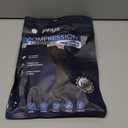 Calf Compression Sleeves for Men and Women - (1 Pair) Footless Compression Socks Support for Varicose Veins, Nursing, Pregnancy, Running - PhysFlex Leg Sleeve Brace for Shin Splints, Pain Relief and Reduces Swelling (Black, Medium)