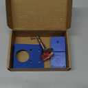 Yakamoz 35mm Concealed Hinge Jig Kit - Adjustable Depth Carbide Forstner Drill Bit Hinge Boring Hole Saw Cutter with Door Hinges Drilling Guide for Cupboard Cabinet Door Hinge Installation