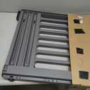 IRIS USA 24"-39" Dog Gate, Adjustable Indoor Pet Barrier, Pet Gate for Puppy, Small Dog, Cat, Easy Twist-to-Lock for Doorways & Stairs, Portable, Expandable, 25" Tall, Gray (1 Pack)