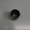 UPOWER 3" Inlet&Outlet Exhaust Resonator,9" Overall Length Center Straight Through Stainless Steel Muffler,Polished