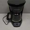 BLACK+DECKER CM1110B Programable 12-Cup Coffee Maker, Easy Pour, Non-Drip Carafe with Removable Filter Basket, Black