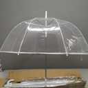 8 Pcs Clear Umbrella Wedding Umbrellas Bulk, Wedding Favors for Guest Umbrella Gifts Stick Umbrellas with Thank You Cards & Rope, Photography, Outdoor Events