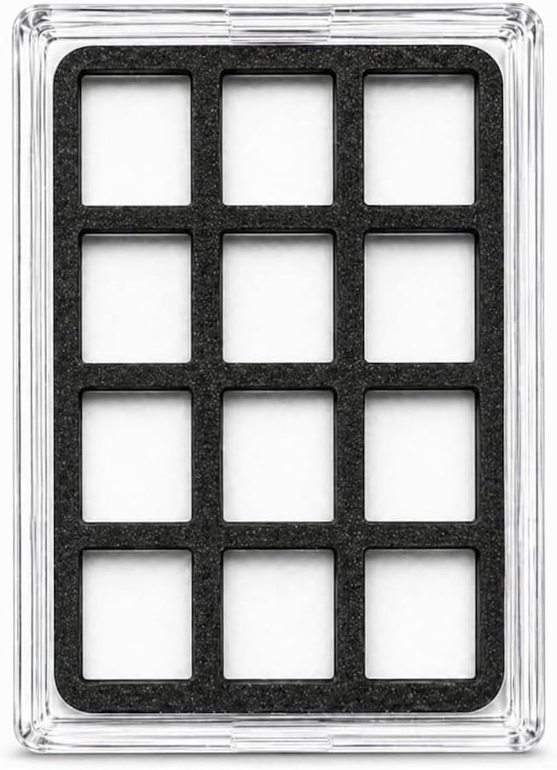 Display Case for Combibars Gold Silver Platinum Bars 1 Gram Holders | Collectible Display Holder for Desk, Office, or Gift