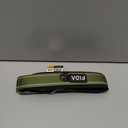 Fida Heavy Duty Dog Collar for Medium Dogs, Ultra Comfortable Soft Neoprene Padded, Adjustable Reflective Nylon Pet Collar with Durable Metal Belt Buckle for Medium Breeds (M, Green) (Medium(14.5"-19"))