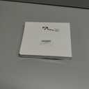 Taobary 8 Pcs 6.6 ft Valentine Bow Garland, Satin Ribbon Bow Banner Coquette Hanging Ornament for Photo Wall Backdrop Birthday Party Wedding Bridal Baby Shower Decorations(Black,1 Inch)