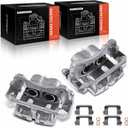 A-Premium Front 2PCS Side Disc Brake Caliper Assembly with Bracket Compatible with Acura & Honda Models - TL 2009-2014, TLX 2015-2020, Ridgeline 2006-2014