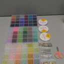 REVKI 72 Colors 6mm Glass Beads for Jewelry Making,3000PCS+ Round Crystal Glass Beads Bracelet Making Kit with Accessories, Bead Starter Kit Crafts Gifts Set Suitable for Teen Adults