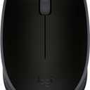 Logitech M170 Wireless Mouse for PC, Mac, Laptop, 2.4 GHz with USB Mini Receiver, Optical Tracking, 12-Months Battery Life, Ambidextrous - Black