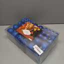 Aitsite 100 Pack Christmas Tree Ornaments Set Mini Shatterproof Holiday Ornaments Balls (Blue)