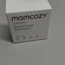 Momcozy Flange Insert 17mm Compatible with 24mm Flange/Shield of Most Pumps, Insert for Breast Pump Replacement Accessories, 4PCS 17mm (Transparent)