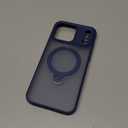 for iPhone 17 Pro Max Case: with 360 Spin Magnetic Stand, Camera Control Button, Fit for MagSafe, Military Drop Protective Slim Phone Cover for 17 ProMax with Ring Kickstand, 6.9", Blue