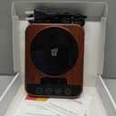 Sourdough Starter Warmer Mat, 12H Timer Warming Heating Pad, Precise 1F Thermostat Control (70-100F), Smart Memory Warming On/Off, Fits Jars Up to 40oz, Perfect for Home Baking (Wood) (Wood Color Semi-lcd)