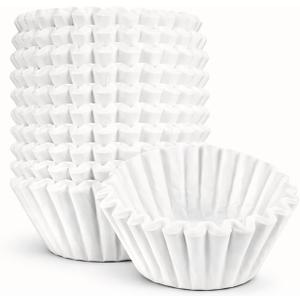 12-Cup Commercial Coffee Filters  Large Size (9.75" x 4.25") | Tall-Wall Basket Style | Fits BUNN & Large Coffee Makers | No Ground Overflow | 500 Count