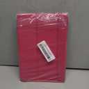 DJ&RPPQ Trifold PU Leather Smart Dual Angle Stand Protective Case with Auto Wake/Sleep,Hibiscus