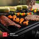 Nexgrill 3-Burner Propane Gas Grill with Side Tables, 27,000BTUs, Stainless Steel Lid, Spacious 429 SQ. In. Cooking Space, BBQ Grill for Outdoor Cooking, Patios, Parties, and More - 720-1012