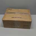 42 Inch Brushed Nickel Ceiling Fans with Lights and Remote, LED Low Profile Flush Mount Ceiling Fan for Bedroom, Living Room, Patio, Quiet DC Motor, 5 Blades