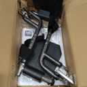 Medline Comfortable Folding Wheelchair with Swing-Back Desk-Length Arms and Swing-Away Footrests, 20”W x 16”D Seat