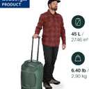 Osprey Sojourn Shuttle 22"/45L Wheeled Duffel Bag, Black