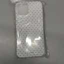 2 Pack for iPhone 12 Pro Max Case with Cute Fashion Polka Dot Phone Case Soft TPU Slim Shockproof Phone Cover for Women Girls (White+Black)