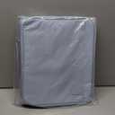 SUNEE Zippered Binder Bag with Handle, 2-Inch 3-Ring O-Ring, 500-Sheet Capacity, Includes Zip Pocket, 5-Tab Expanding File Folder, Multi-Pocket Organizer Binder for Middle School, Dusk Blue