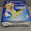 HONEY CARE All-Absorb A25 Male Dog Wrap, 50 Count, Medium, White