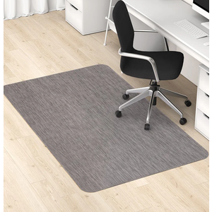 Blvornl Office Chair Mat for Hardwood Floor, 35" x 48" Desk Computer Chair Mat for Hard Wood and Tile Floor, Large Anti-Slip Hard Floor Protector Rolling Chair Mat, PVC Mat Desk Rug for Office Home