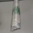 MAYPLUSS Birthday Wrapping Paper Roll - Mini Roll - 17 inch x 120 inch Per roll - White & Gold Foil Design (42.3 sq.ft.ttl)