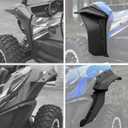 SAUTVS XXL Fender Flares for Kawasaki Teryx KRX 1000, Front Rear Extended Mud Flaps Mud Guards Extension for Kawasaki Teryx KRX 1000 2020-2026 Accessories(Replace #99994-1324)