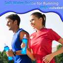 2 Packs Soft Flask, 17oz/500ml TPU Collapsible Soft Water Bottle for Hydration Pack, Running Vest, BPA-Free Folding Water Bottles for Hiking Cycling Climbing Running Outdoor Sports