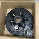 12" x 2" Trailer Brake Drum Kit 6 on 5.5" Replacement for 5200-6000 LBS Axle Hub Heavy Duty 6 Bolt Trailer Brake Hub Drum Assembly 1/2"-20 Drums Replace 008-201-09, 42656-22003K