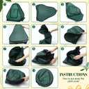 4 Pack 28" x 28" x 32" Pop up Plant Covers with Zipper Door and Stakes, Garden Netting, Crop Cage Against Birds, Small Animals and Direct Sunlight