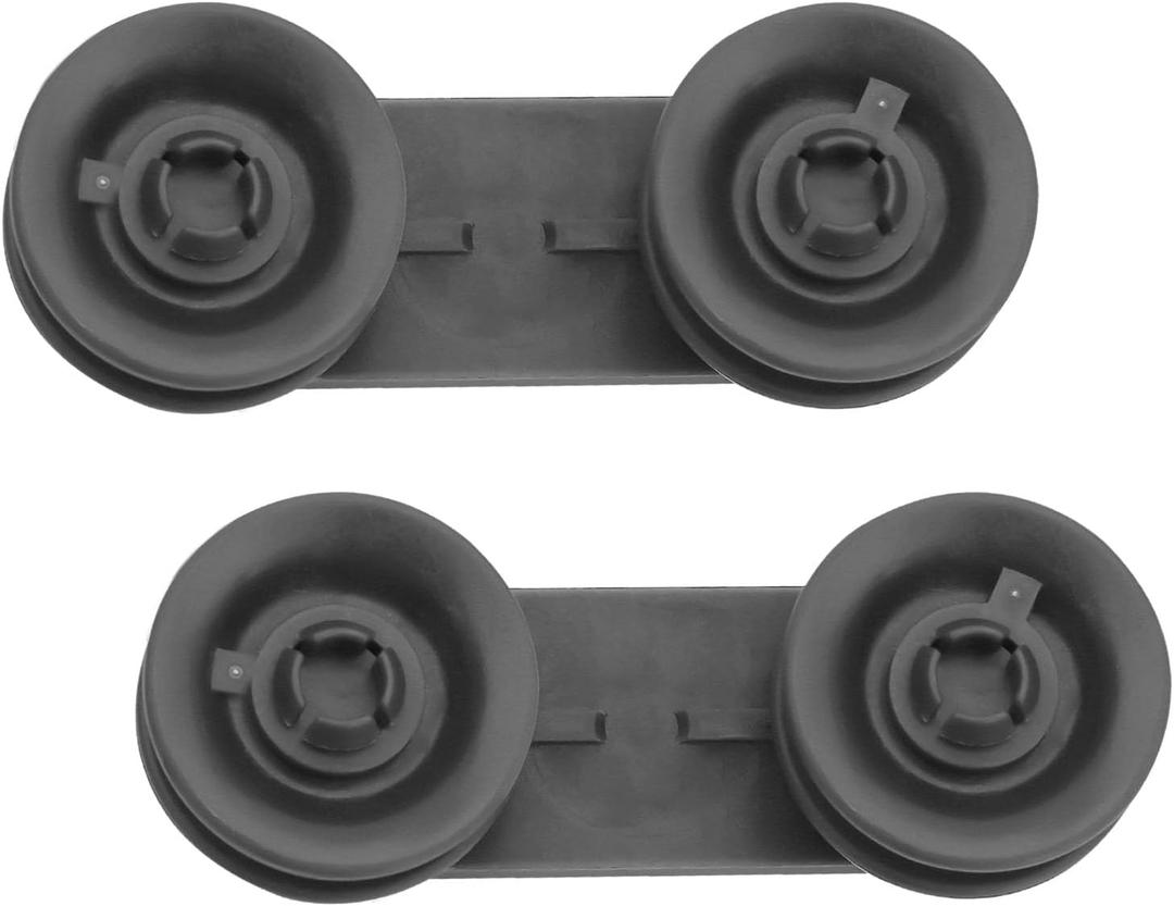 WPW10078083 W10078083 Dishwasher Roller Assembly upper dishwasher adjuster Compatible for Whirlpool/Kenmore/Maytag Dishwasher Replace AP6014875, PS11748145, W10078083, 1446833 (2 Pack)