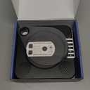 CD Player with HiFi Dual Speaker Bluetooth,Desktop CD Player for Home Black with Remote Control,Dust Cover,LCD Display,Sleep Timer,EQ Sound,USB/AUX/3.5mm Earphone Jack Kids,Gift